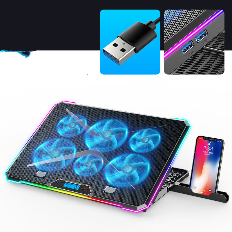 VoltVibe FrostCore X7 | High-Performance Laptop Cooling Pad