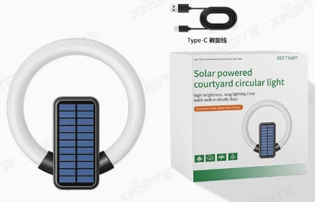 VoltVibe SolarRay Split-Panel Smart Induction Security Light
