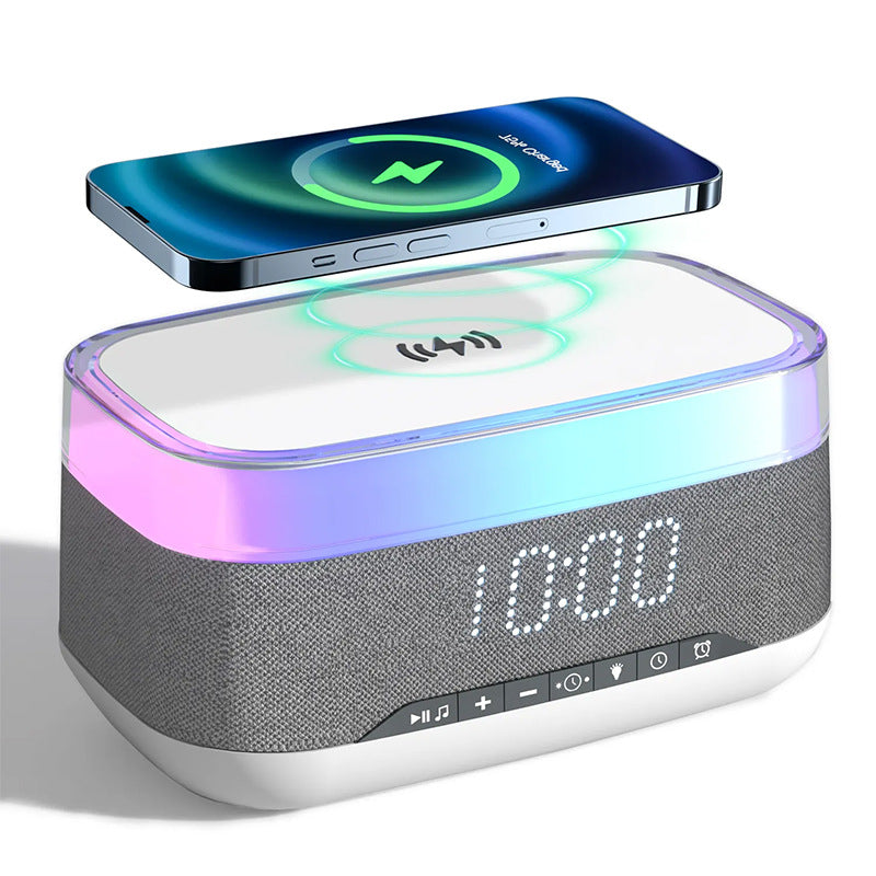 VoltVibe ChronoGlow 4-in-1 Smart Alarm Clock Wireless Charger