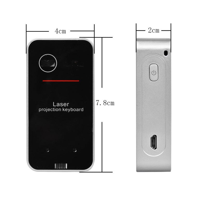 VoltVibe CyberBeam | Virtual Laser Projector & Wireless Keyboard Suite
