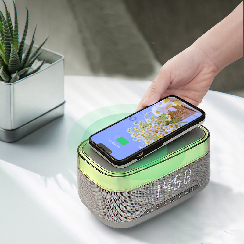 VoltVibe ChronoGlow 4-in-1 Smart Alarm Clock Wireless Charger