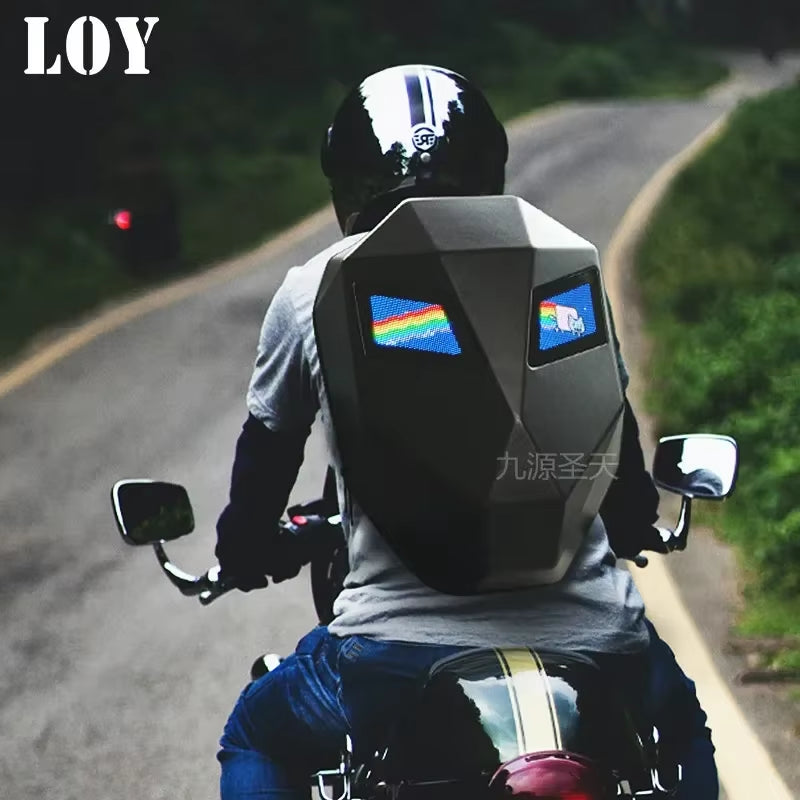 VoltVibe ApexRider Intelligent LED Waterproof Cyber Bag