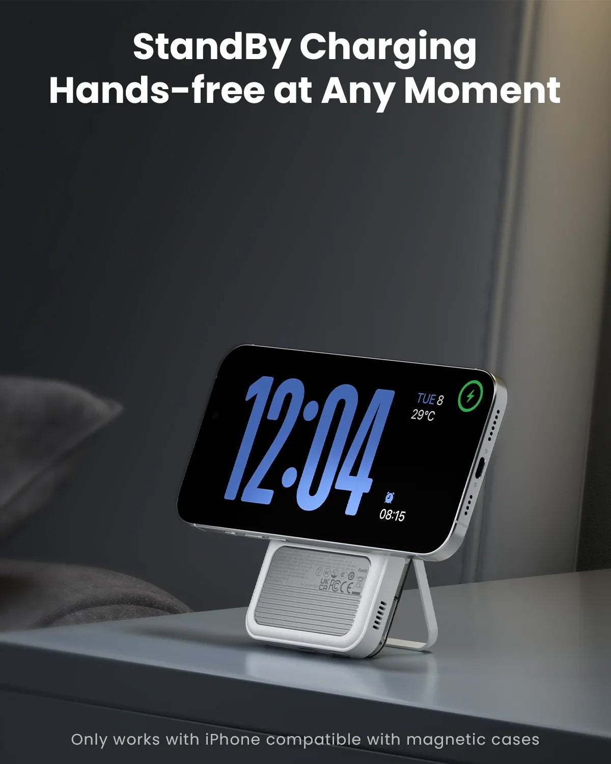VoltVibe IceMag Pro | Transparent RGB Magnetic Power Bank