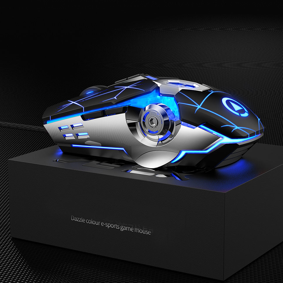 VoltVibe ApexDrive RGB Ergonomic Computer Mouse