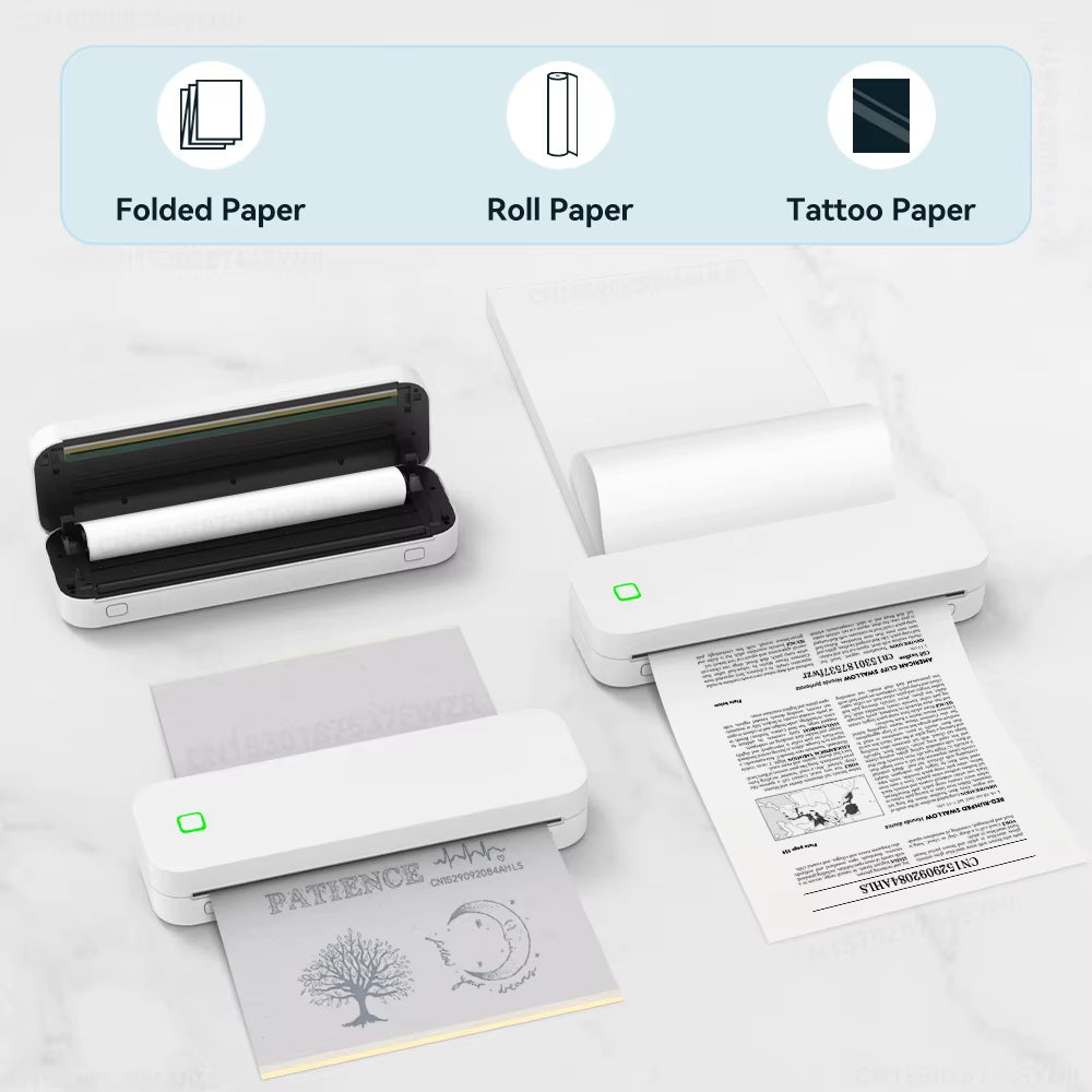 VoltVibe PrintJet A4 | Portable Inkless Bluetooth Document Printer