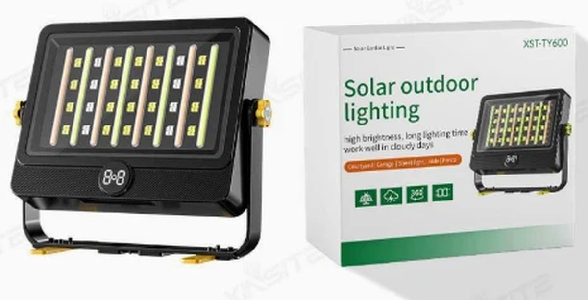VoltVibe SolarRay Split-Panel Smart Induction Security Light